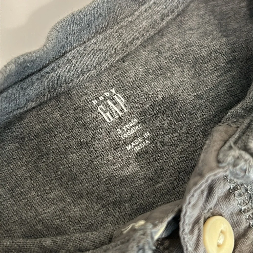 Baby Gap Gray Kids Long Sleeve Shirt